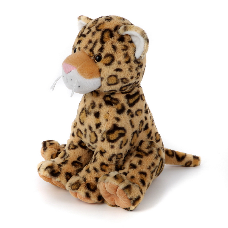 large stuffed leopard